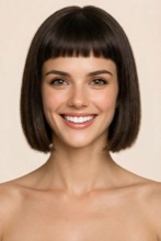 Blunt Bob with Baby Bangs